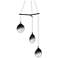 Cantina 15" Wide 3-Light Satin Black Pendant
