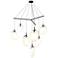 Cantina 15" Wide 9-Light Satin Black Pendant