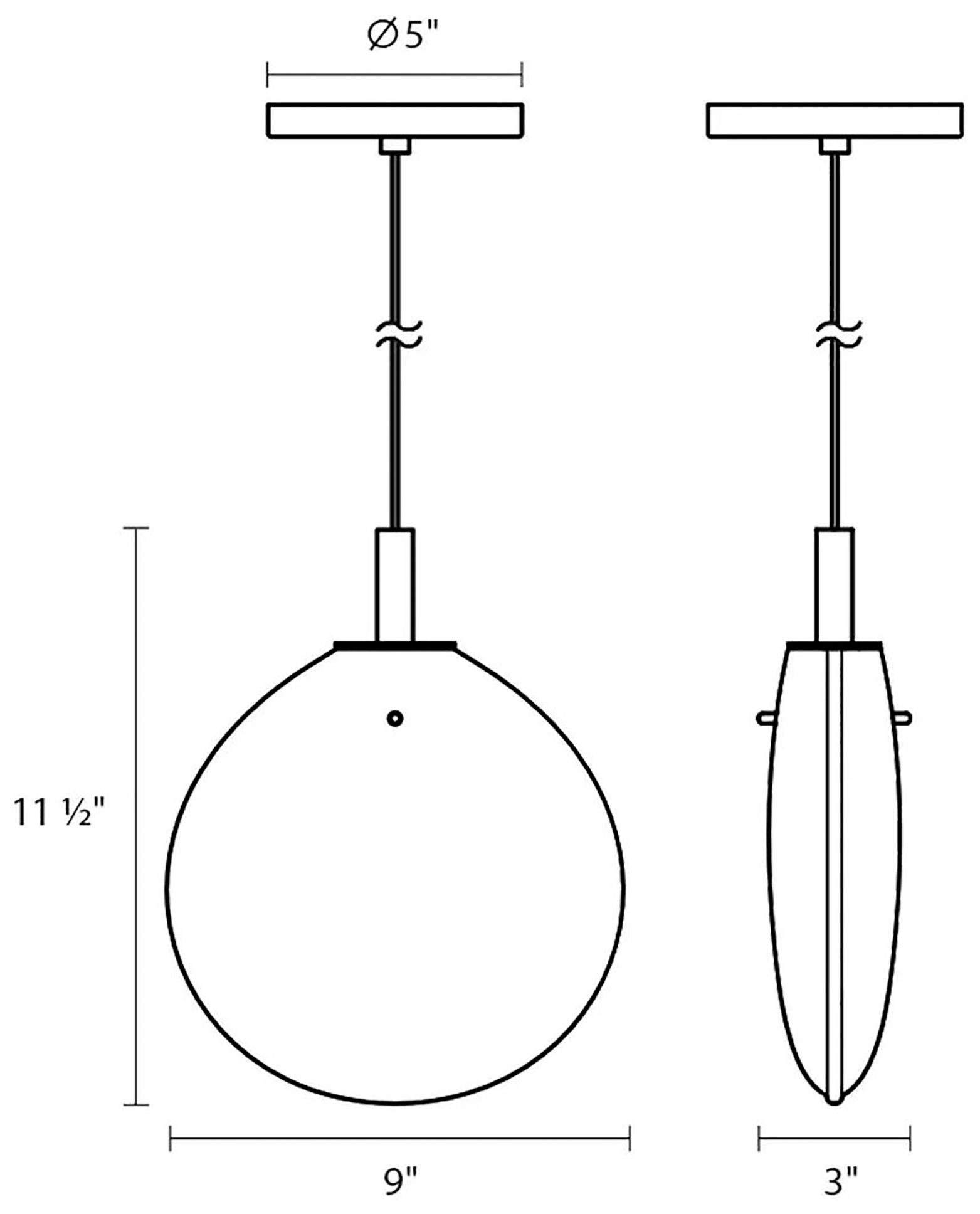 Image 2 Cantina 9" Wide Satin Black LED Mini Pendant w/ Smoke Glass more views