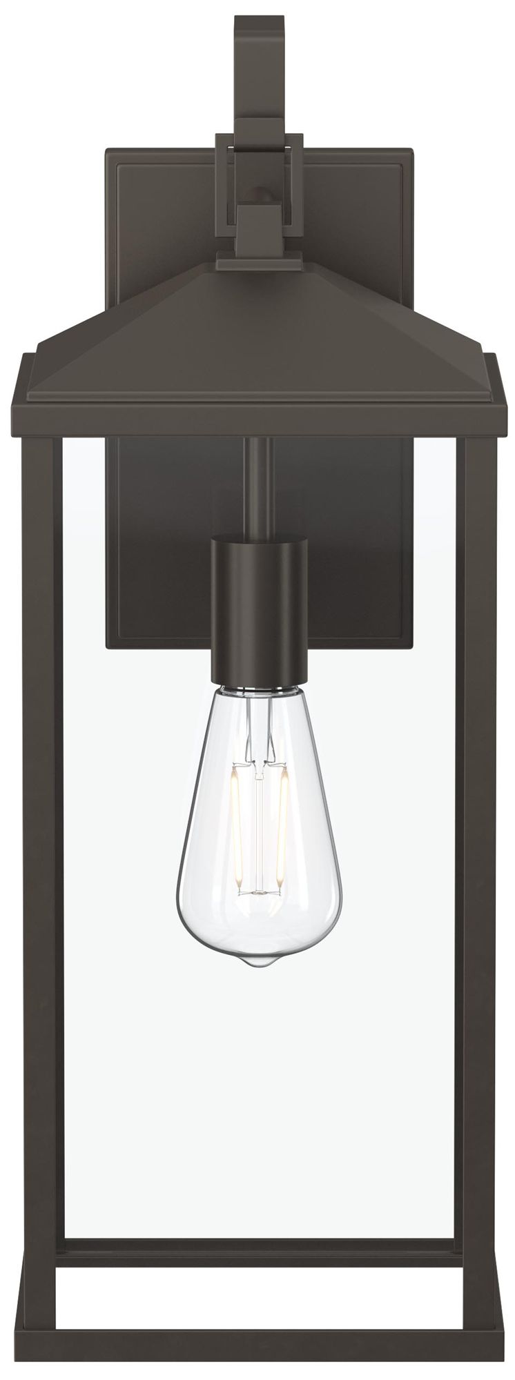 Cantley Extra Large Outdoor Wall  Lantern with Clear Glass Panels