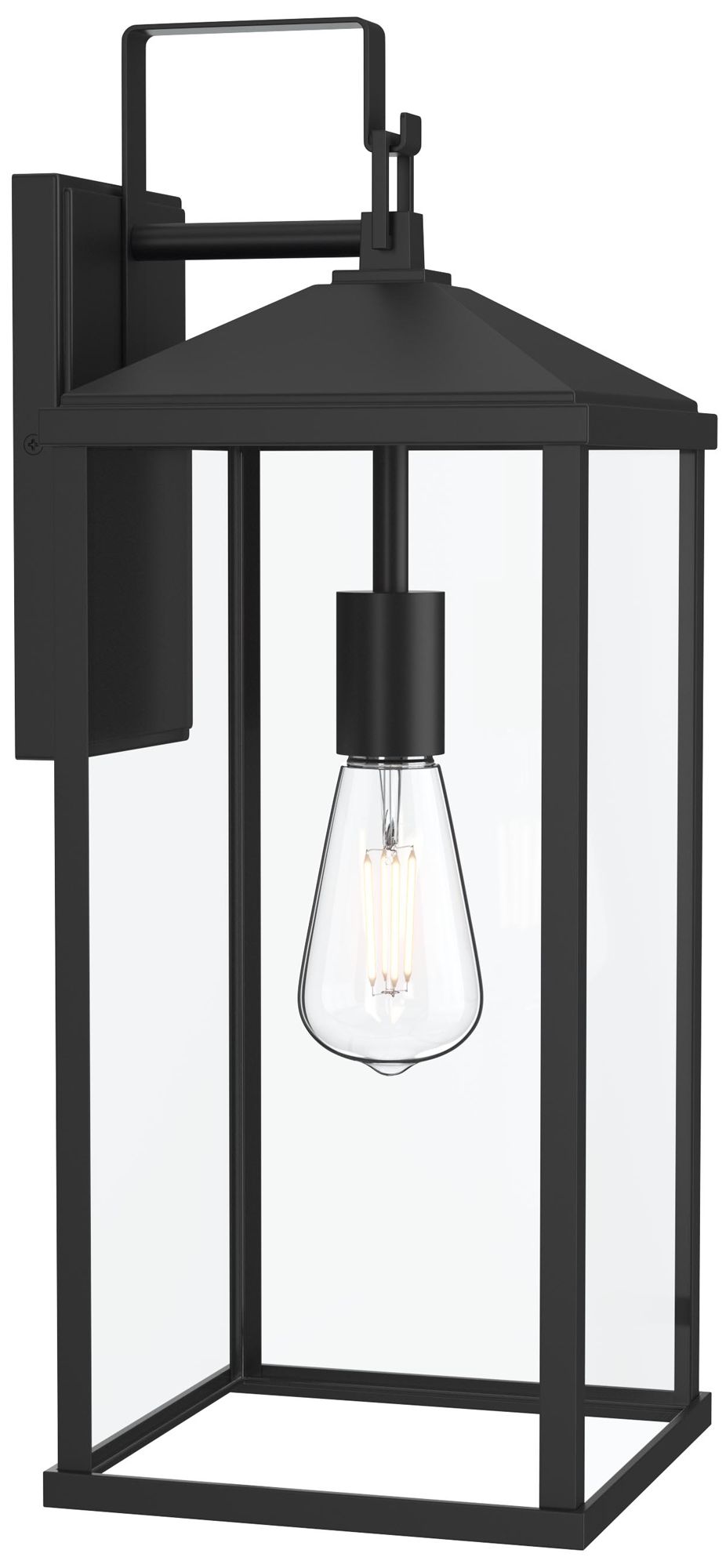Cantley Extra Large Outdoor Wall  Lantern with Clear Glass Panels