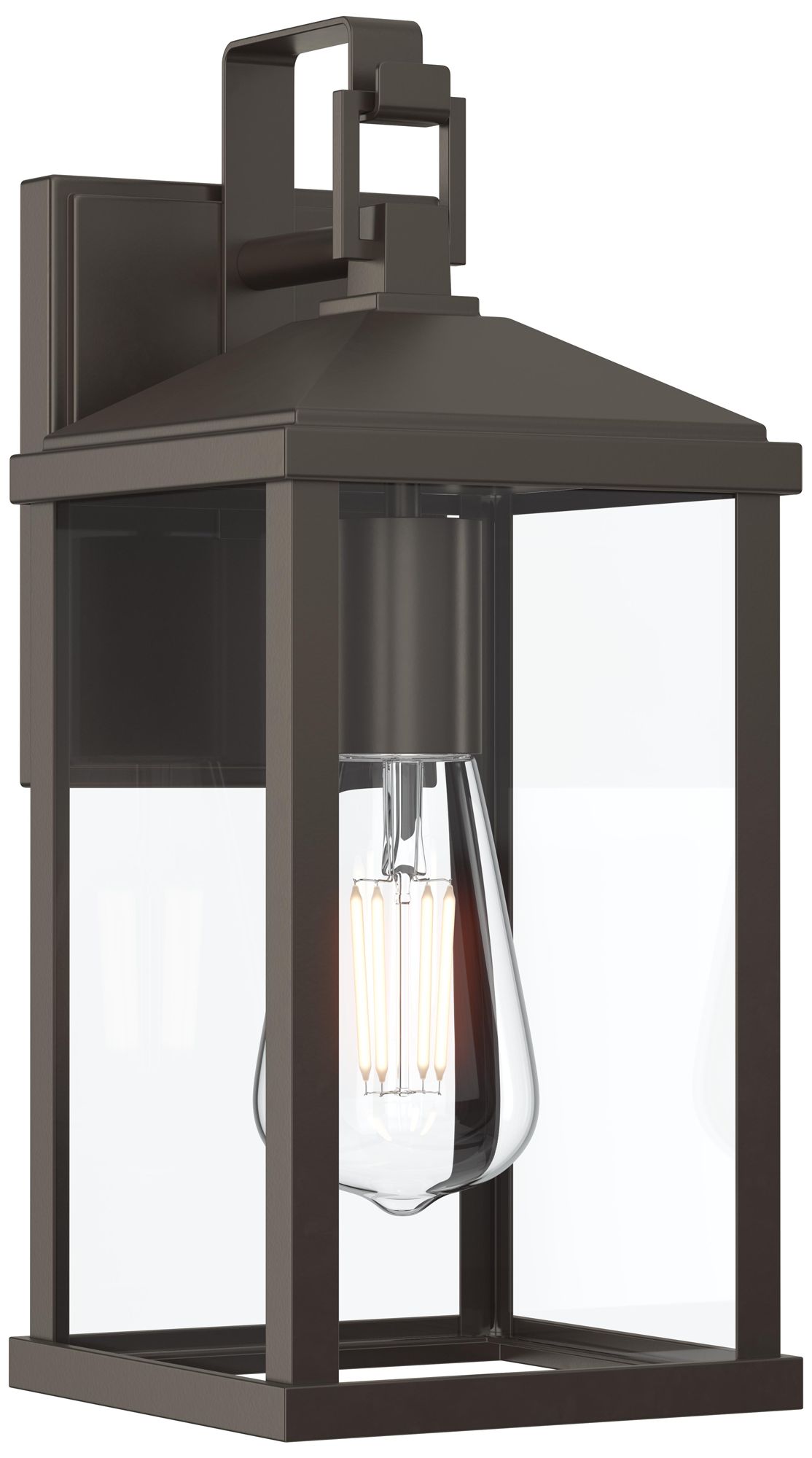 Cantley Medium Outdoor Wall  Lantern with Clear Glass Panels
