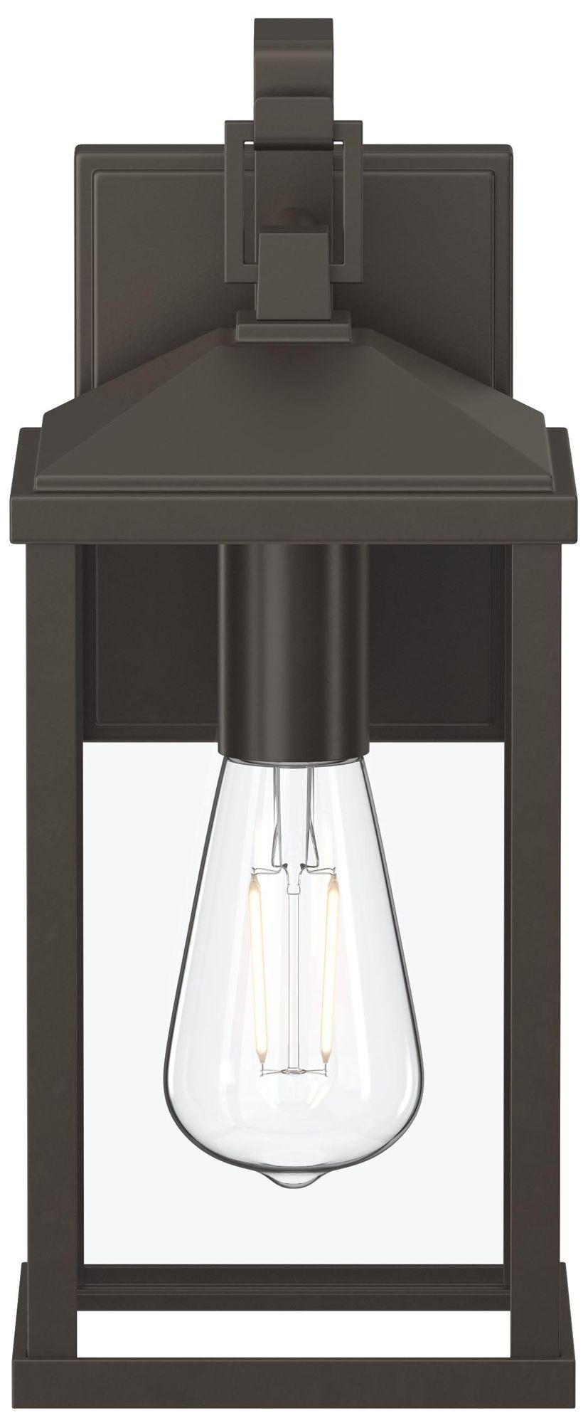 Cantley Medium Outdoor Wall  Lantern with Clear Glass Panels
