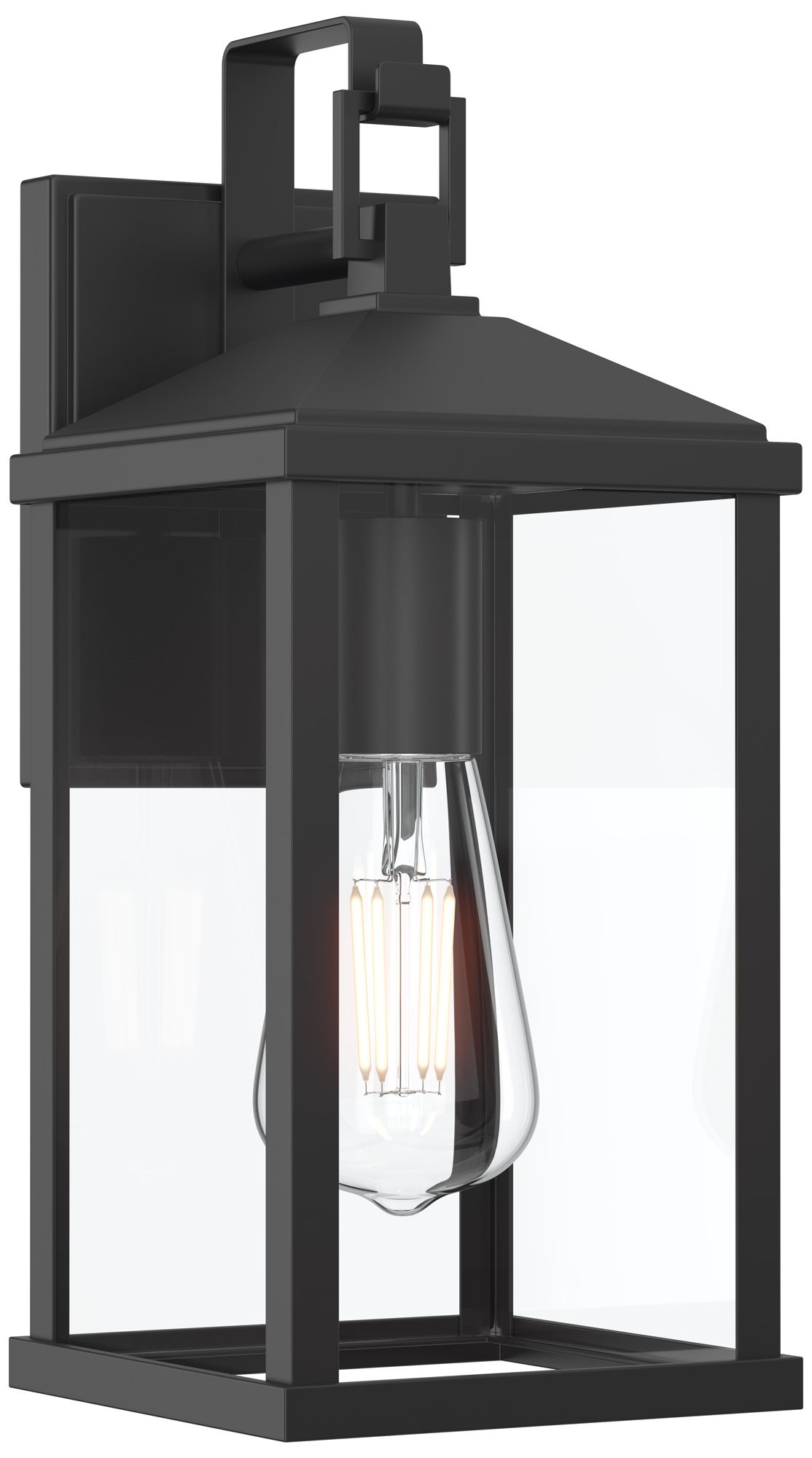 Cantley Medium Outdoor Wall  Lantern with Clear Glass Panels