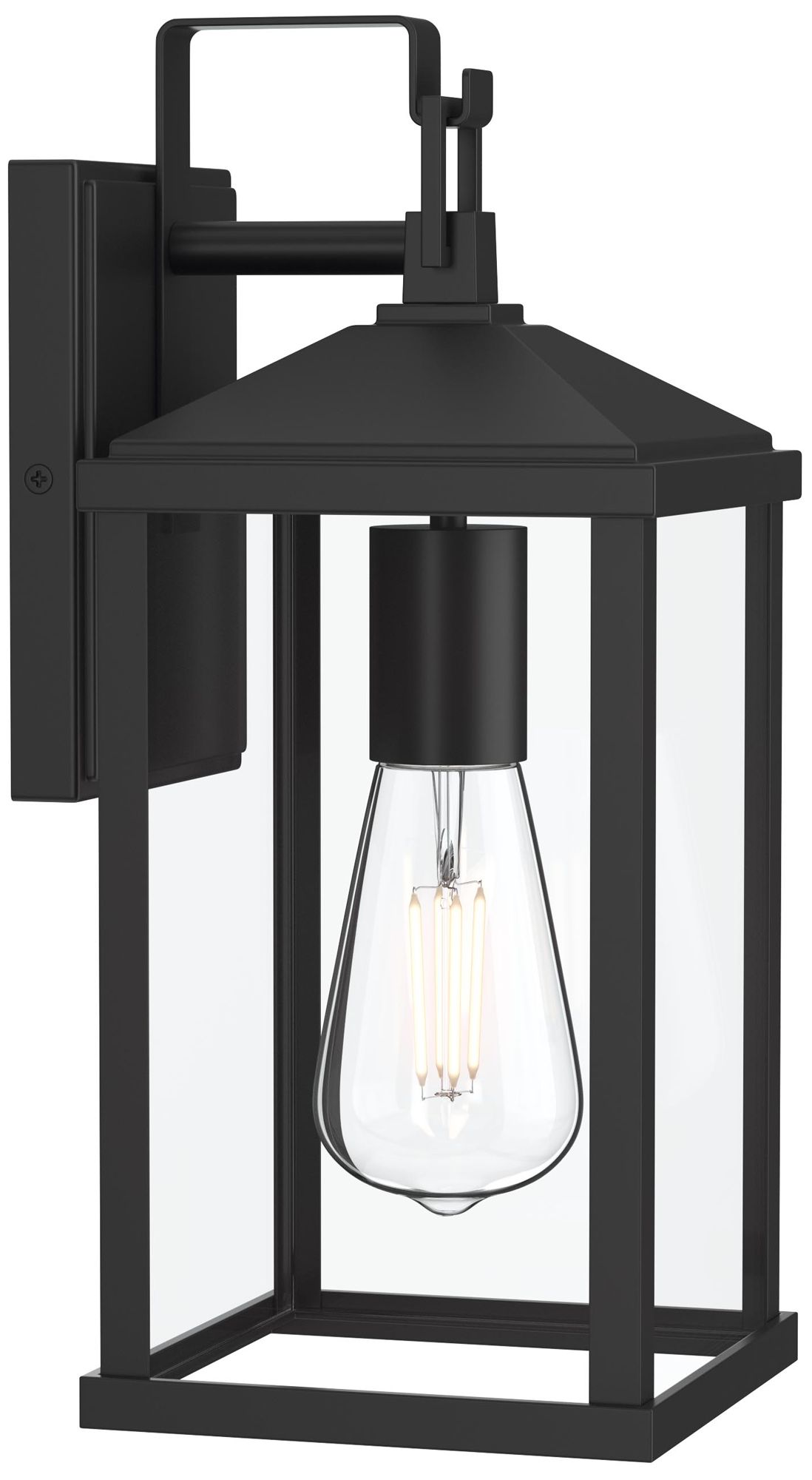 Cantley Medium Outdoor Wall  Lantern with Clear Glass Panels