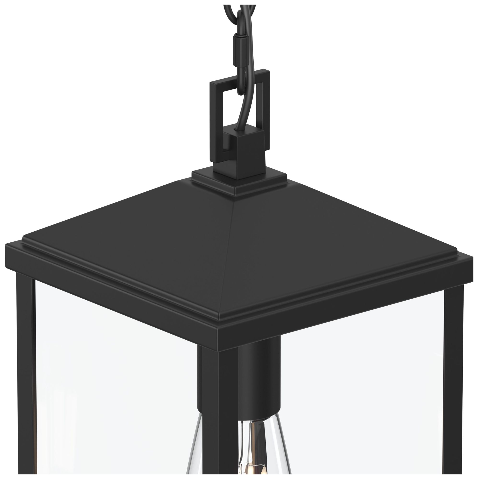 Image 7 Cantley Outdoor Pendant with Clear Glass Panels more views