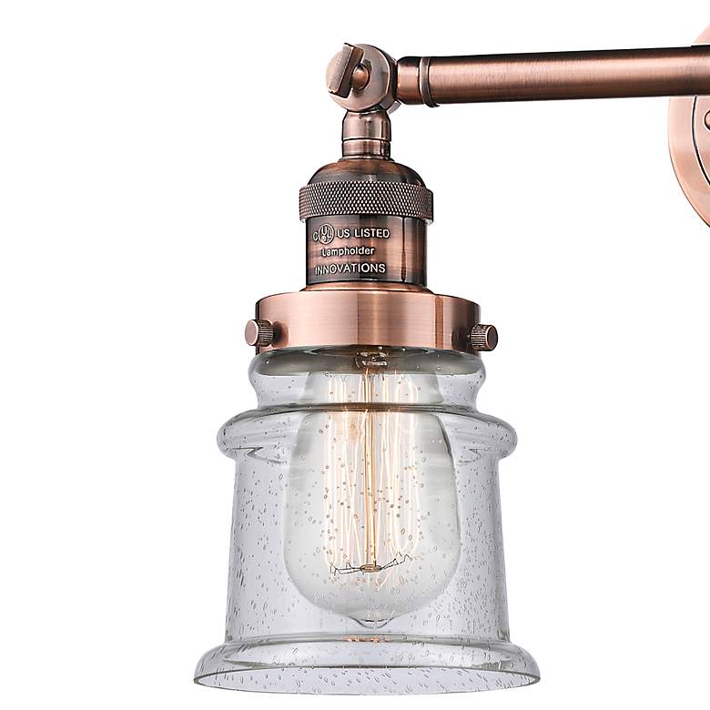 Image 2 Canton 11" High Antique Copper 2-Light Wall Sconce more views