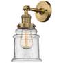 Canton 11" High Brushed Brass Adjustable Wall Sconce