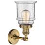 Canton 11" High Brushed Brass Adjustable Wall Sconce