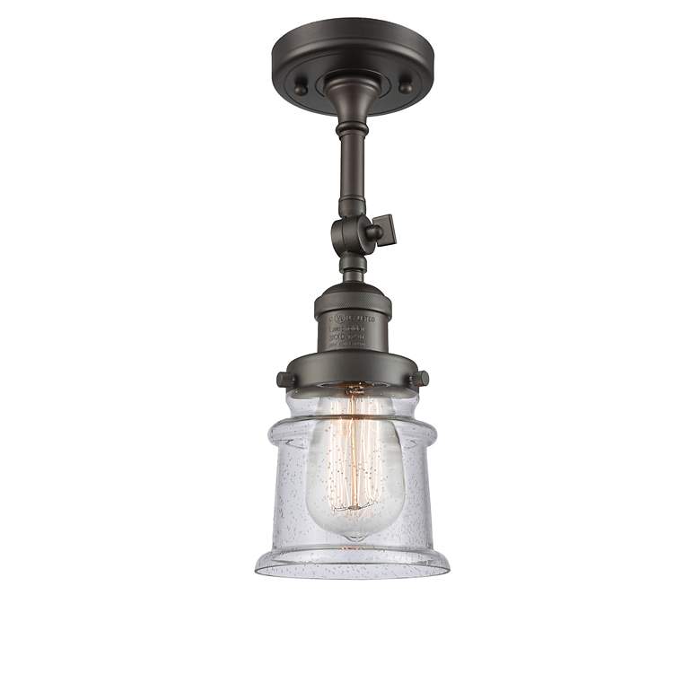 Image 3 Canton 11" High Oil-Rubbed Bronze LED Wall Sconce more views