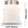 6_Canton 23" 3-Light Oil Rubbed Bronze Bath Light w/ Seedy Shade more views