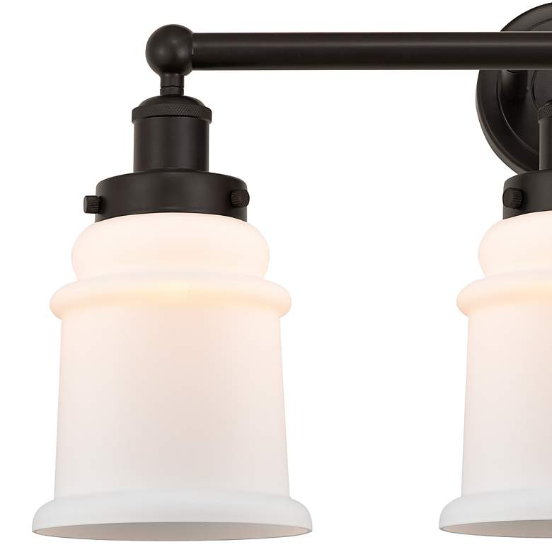 Image 2 Canton 24" Wide Oil-Rubbed Bronze 3-Light Bath Light more views