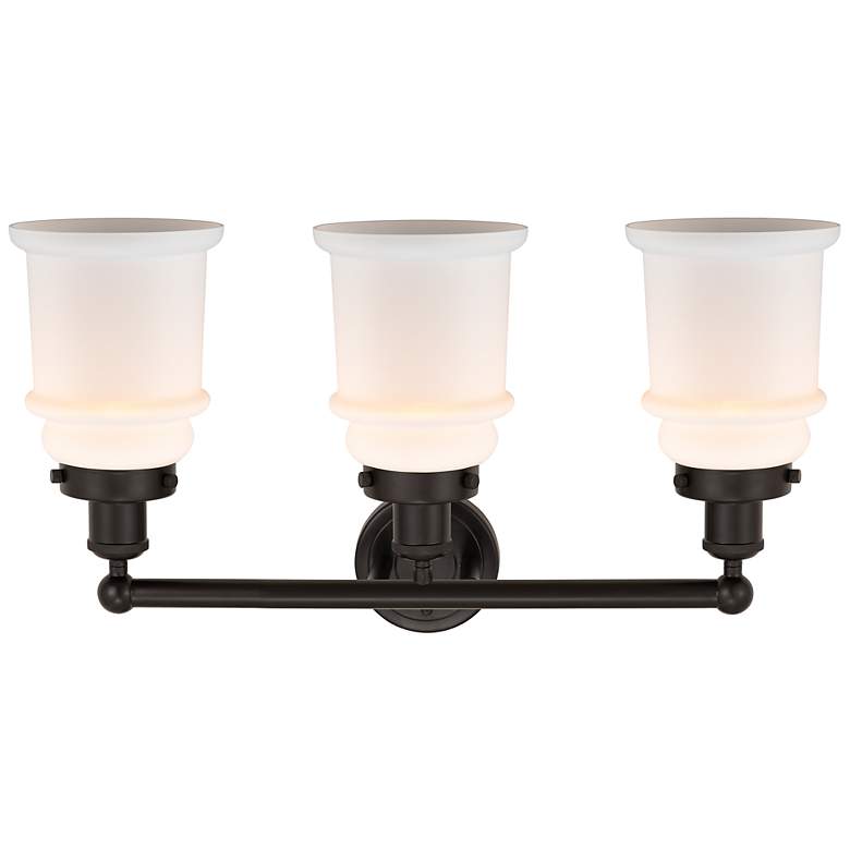 Image 3 Canton 24" Wide Oil-Rubbed Bronze 3-Light Bath Light more views