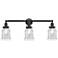 Canton 3 Light 30" LED Bath Light - Oil Rubbed Bronze - Clear Shade