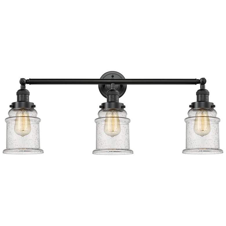 Image 1 Canton 3 Light 30" LED Bath Light - Oil Rubbed Bronze - Seedy Shade