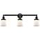 Canton 30" 3-Light Oil Rubbed Bronze Bath Light w/ Matte White Shade