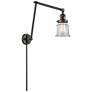 Canton 30" High Bronze Double Extension Swing Arm w/ Clear Shade