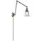 Canton 30" High Brushed Nickel Double Extension Swing Arm w/ Seedy Sha