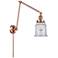 Canton 30" High Copper Double Extension Swing Arm w/ Clear Shade