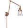 Canton 30" High Copper Double Extension Swing Arm w/ Seedy Shade