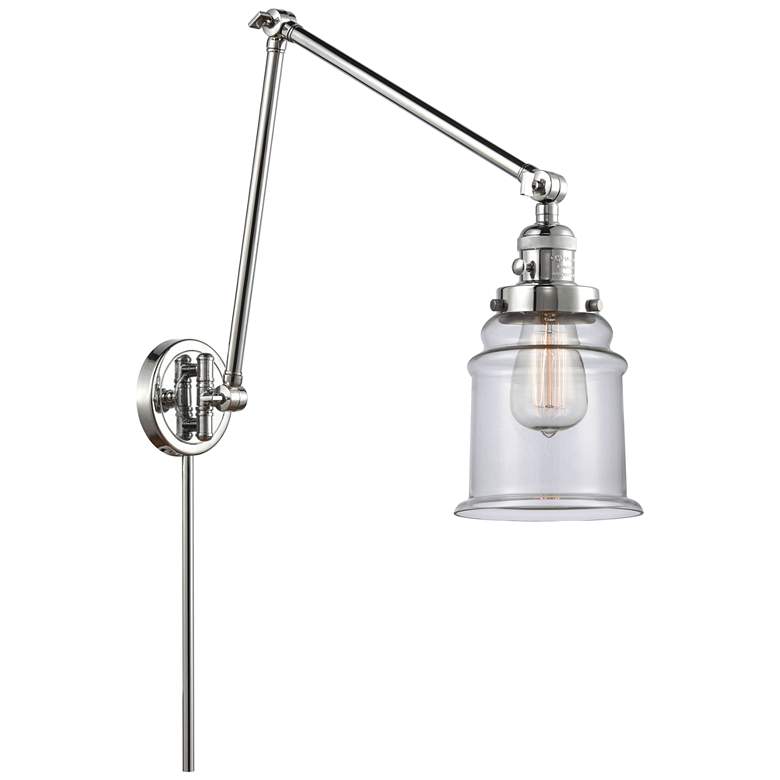 Image 1 Canton 30" High Polished Chrome Double Extension Swing Arm w/ Clear Sh