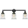Canton 30" Wide 3 Light Oil Rubbed Bronze Bath Vanity Light w/ Seedy S