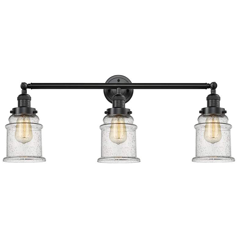 Image 1 Canton 30 inchW Oil-Rubbed Bronze 3-Light Adjustable Bath Light