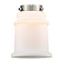 4_Canton 33" 4-Light Brushed Satin Nickel Bath Light w/ Matte White Shad more views
