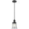 Canton 5 1/4"W Oil-Rubbed Bronze Mini Pendant w/ Clear Glass