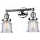 Canton 5" 2 Light 17" LED Bath Light - Polished Chrome - Seedy Sh