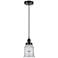 Canton 6" Oil Rubbed Bronze Mini Pendant w/ Clear Shade
