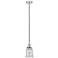 Canton 6" Polished Nickel Mini Pendant w/ Clear Shade