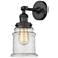 Canton 7" LED Sconce - Bronze Finish - Seedy Shade
