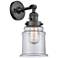 Canton 7" Sconce LED - Bronze Finish - Clear Shade