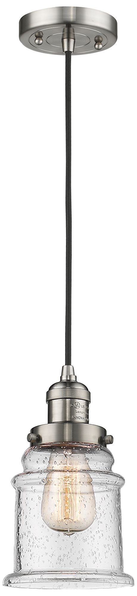 Canton Mini Pendant Brushed Satin Nickel