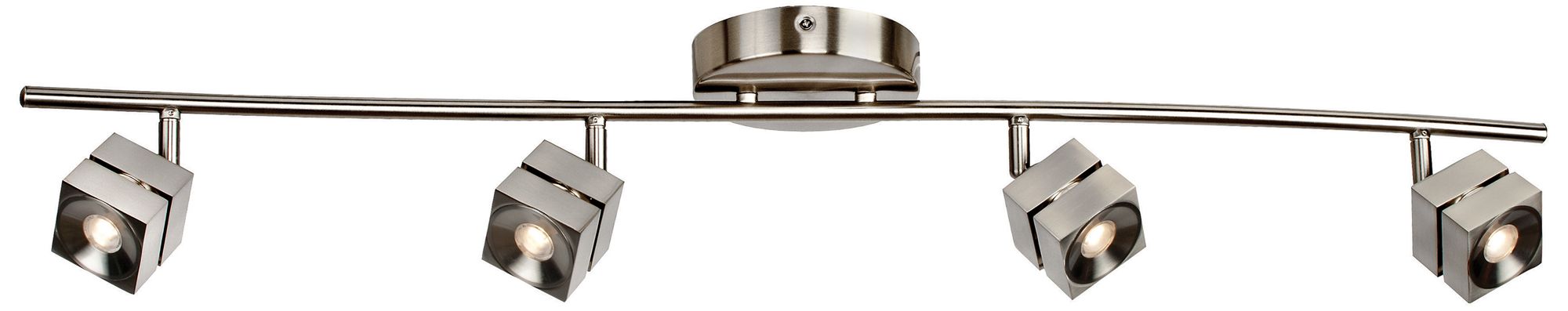 Image 2 Cantrell 4-Light Satin Nickel JA8 LED Track Fixture