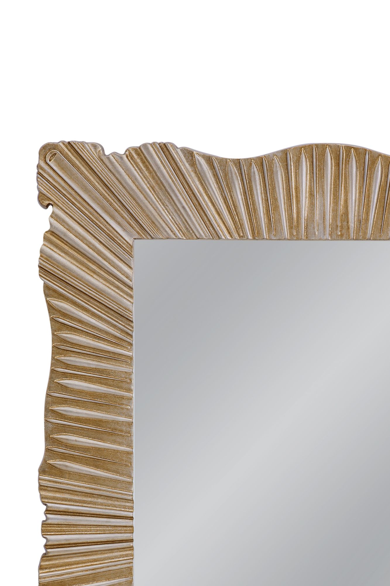 Thumbnail3 of Cantrip 36"W x 48"H Silver Wall Mirror more views