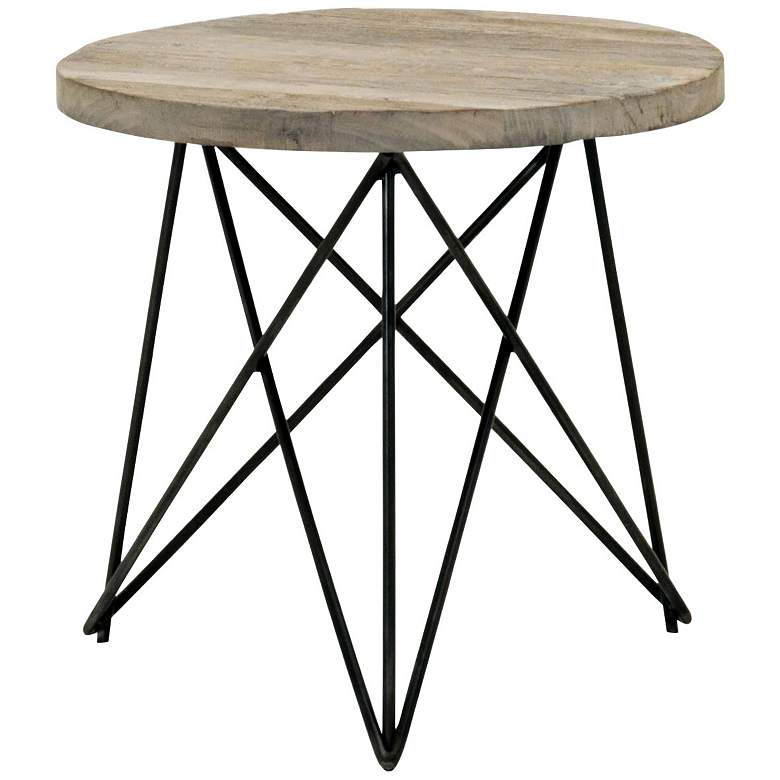 Image 1 Canvas 24 1/2" Wide Smoke Gray Modern Accent Table