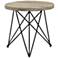 Canvas 24 1/2" Wide Smoke Gray Modern Accent Table