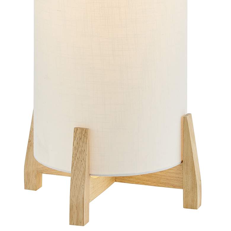 Image 4 Canyon Burlywood White Battery Powered LED Outdoor Cordless Table Lamp more views
