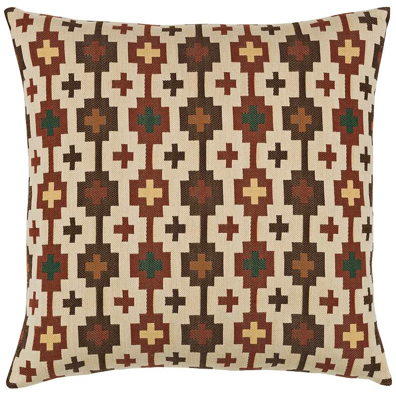 Image 1 Canyon Cross Forest 20 inch Square Indoor-Outdoor Pillow