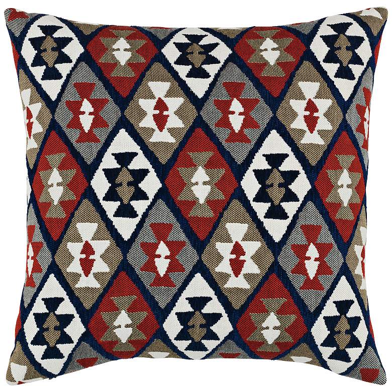Image 1 Canyon Diamond Lodge 20" Square Indoor-Outdoor Pillow