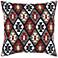 Canyon Diamond Lodge 20" Square Indoor-Outdoor Pillow