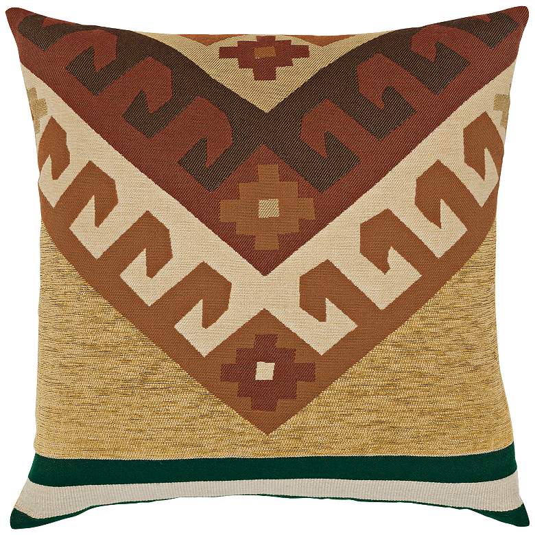 Image 1 Canyon Peak Forest 22 inch Square Indoor-Outdoor Pillow