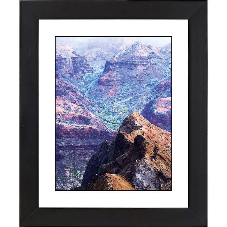 Image 1 Canyon Vista Black Frame Giclee 23 1/4 inch High Wall Art