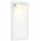 Cap 12"H x 6"W 1-Light Outdoor Wall Light in White