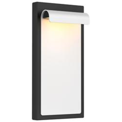 Cap 12"H x 6"W 1-Light Outdoor Wall Light in White