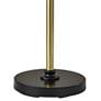 4_Cap Black and Antique Brass Metal Floor Lamp more views