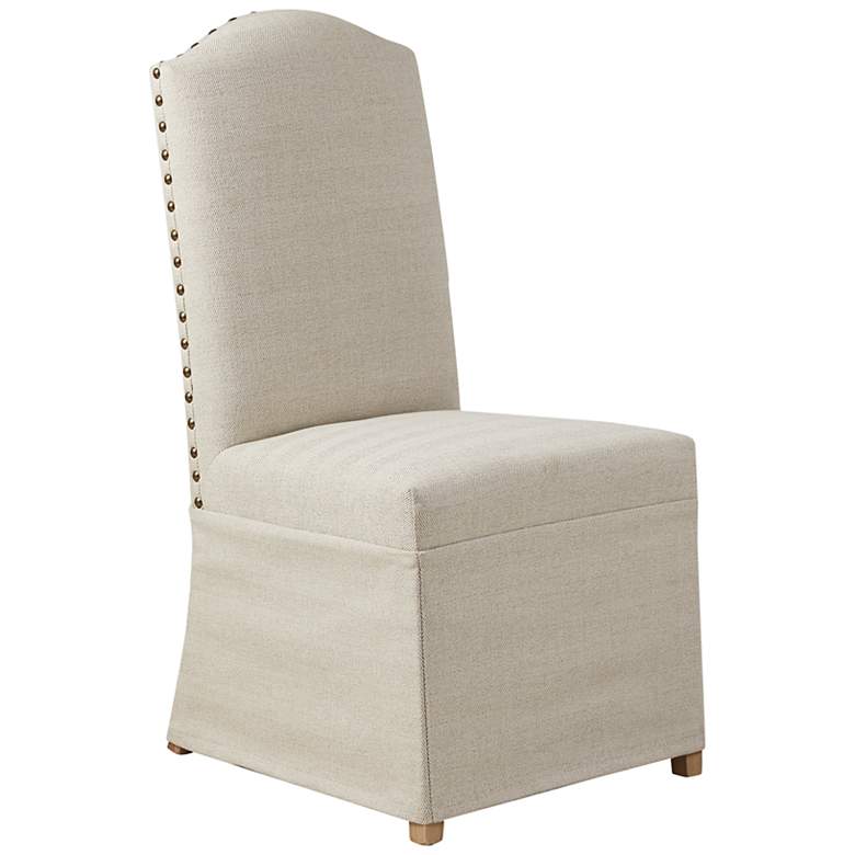 Capa Beige Slipcover Dining Chairs Set of 2 more views