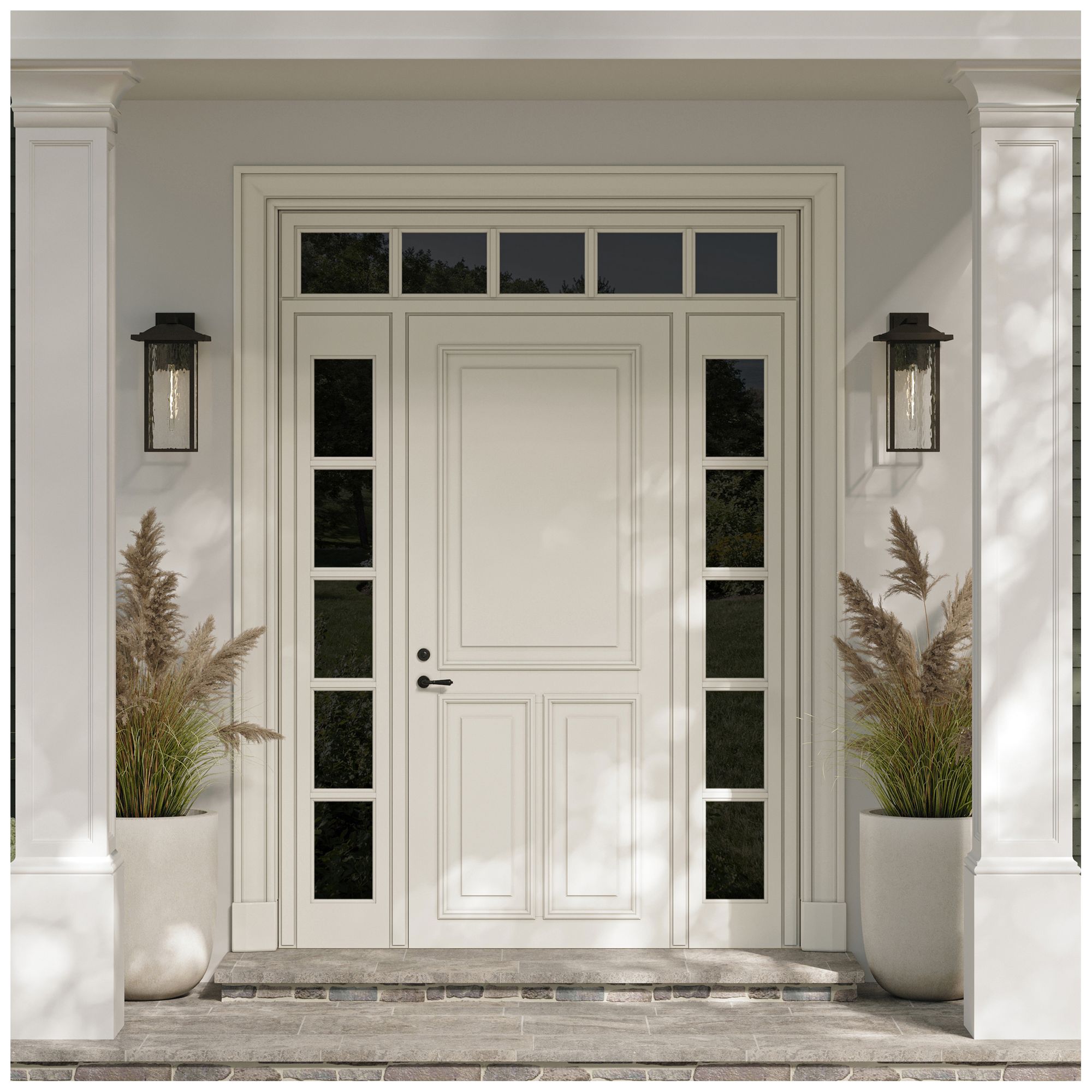 Image 5 Capanna 1-Light 20-in H Bronze Hardwired Outdoor Wall Light more views